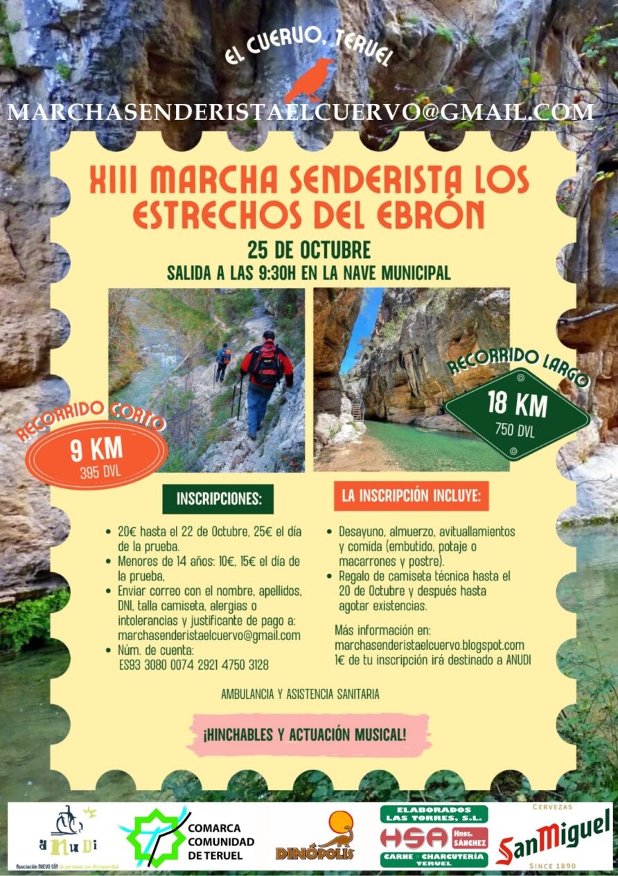 XIII Marcha senderista los estrechos del Ebrón